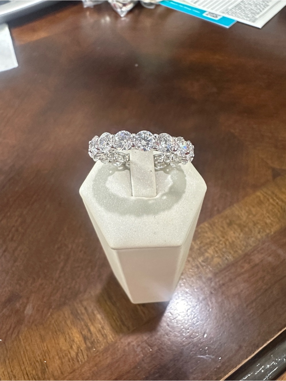 Daniel K Sterling and CZ Eternity Band